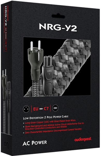 AUDIOQUEST NRG-X2 EU - C7 (1m) - Câbles d'alimentation 