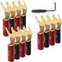 Audioquest Fourche SureGrip 100 Gold (lot de 12)