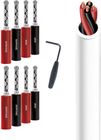 Audioquest Type 2 blanc (bobine de 9 m) et fiches bananes (lot de 8)