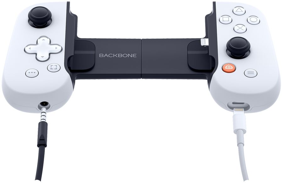 Un port Lightning pour la version iPhone ou un port USB-C pour la version Android sont disponibles au choix pour la manette Backbone pour smartphones.  Manette Backbone pour smartphones iPhone et Android