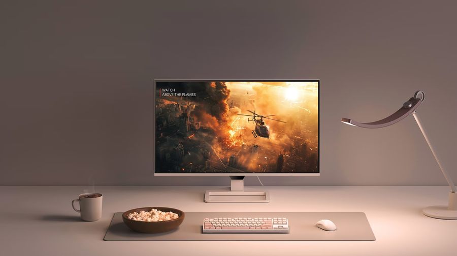 &Eacute;cran PC BenQ Entertainment EW270Q avec couverture P3 de 90 % et modes sRGB, Rec. 709 et HDRi