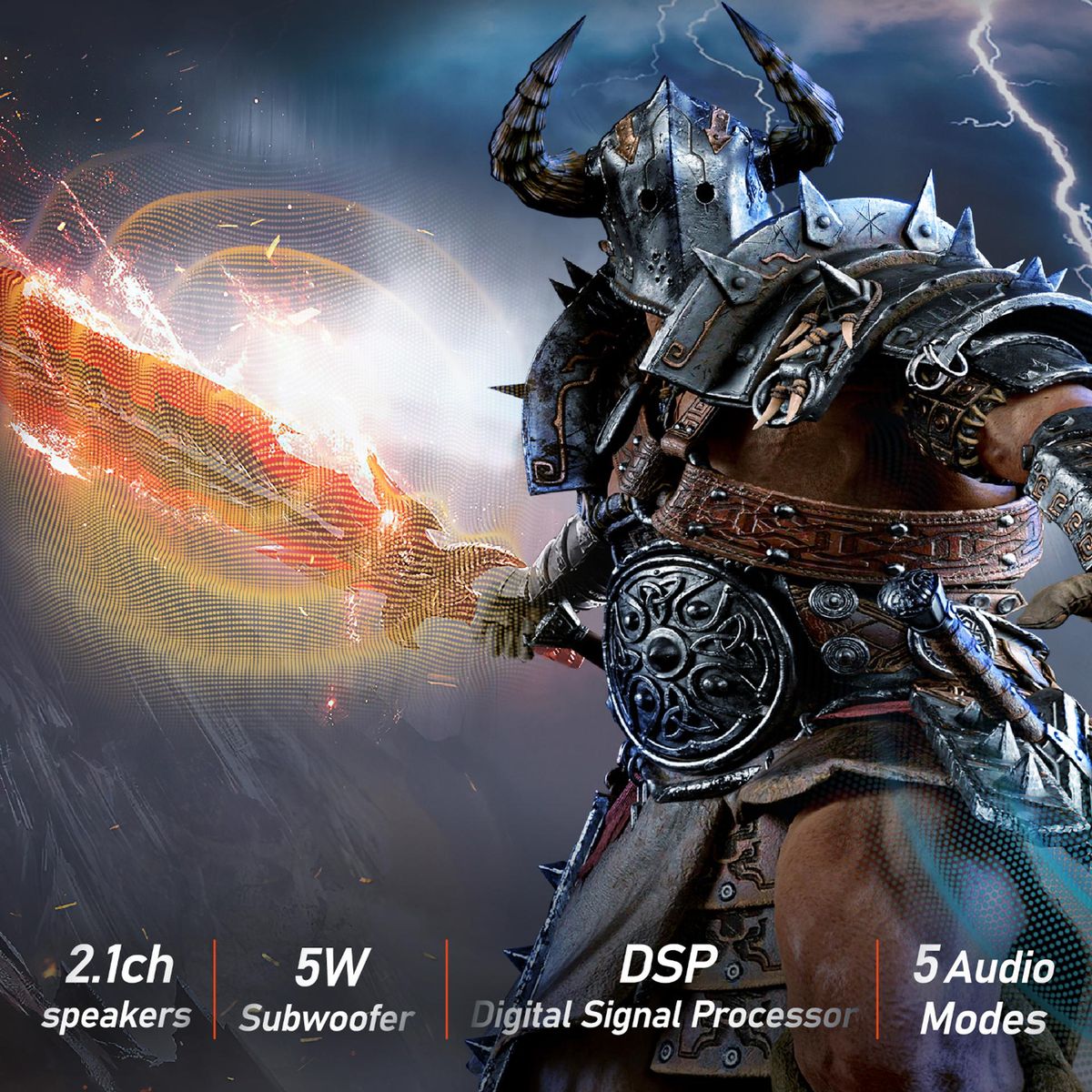 BenQ Mobiuz EX2710Q : son immersif