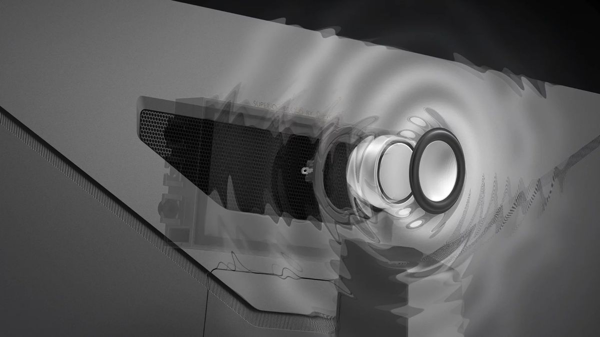 Le moniteur gaming BenQ Mobiuz EX3210U dispose d'un système de son 2.1.