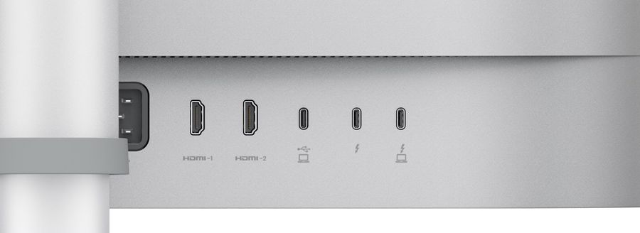 Connectique BenQ MA270S avec Thunderbolt 4 HDMI USB-C et fonction KVM int&eacute;gr&eacute;e