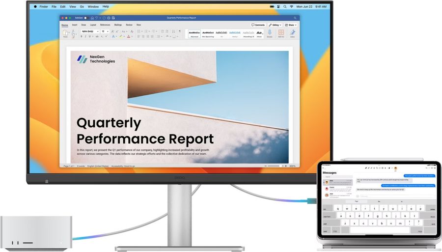 Calibration &eacute;cran BenQ MA270S compatible Mac avec couleurs fid&egrave;les et coh&eacute;rentes