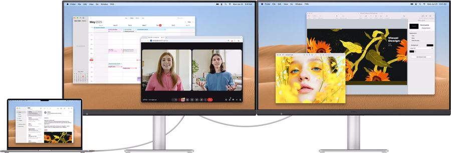 Connectique Thunderbolt 4, USB-C et HDMI 2.1 du moniteur PC BenQ MA320UG