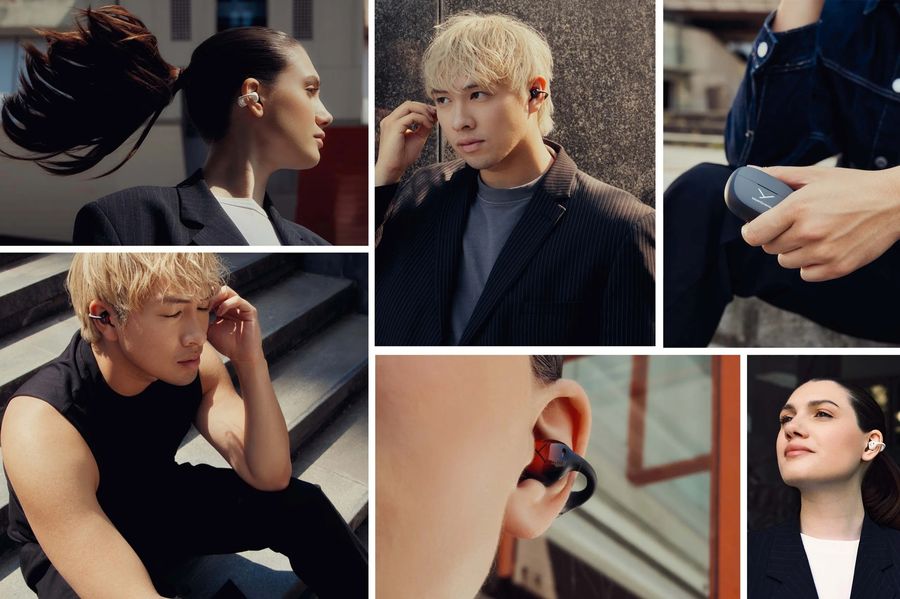 Écouteurs ouverts Beyerdynamic Amiron Zero à conduction aérienne, parfaits pour une écoute urbaine sans isolement.