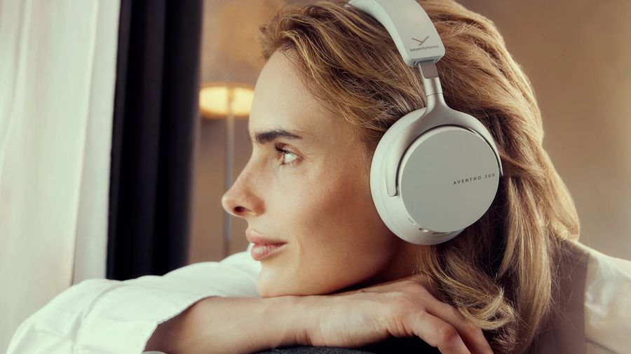 Casque sans fil Beyerdynamic Aventho 200 avec réduction active du bruit et son haute fidélité.