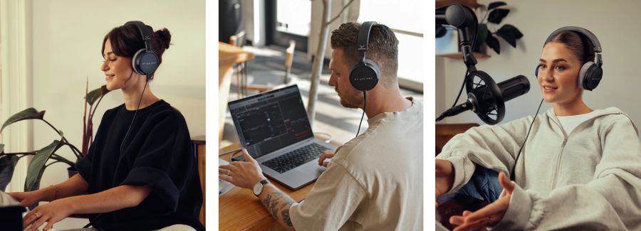 Le casque professionnel Beyerdynamic DT 270 PRO, solide et réparable, avec coques pivotantes et structure en acier.