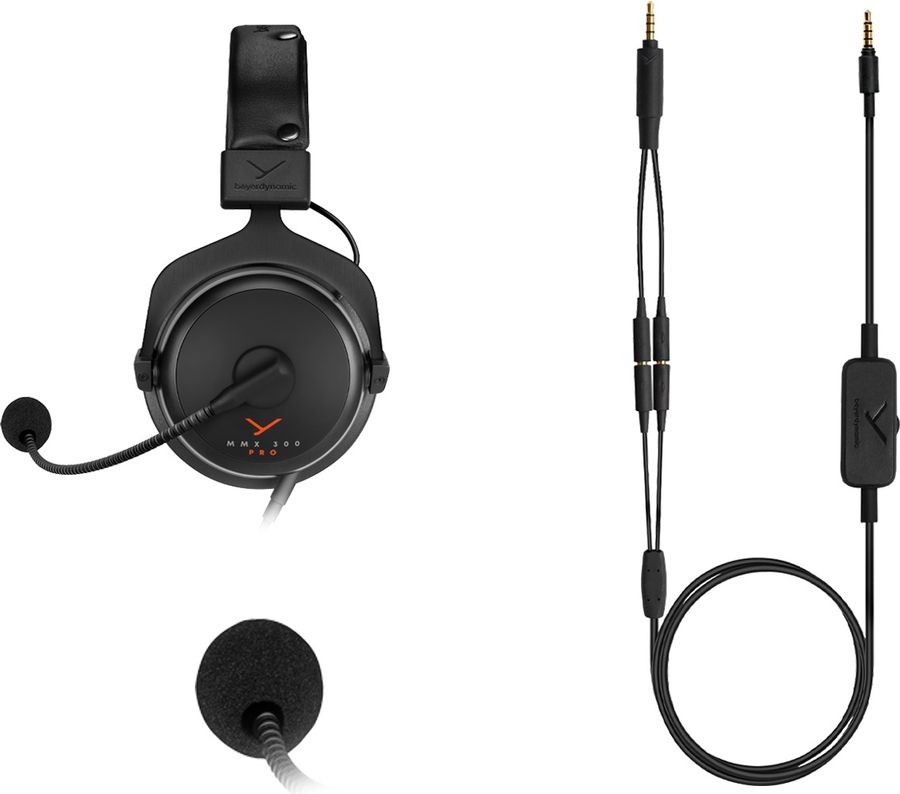 Le casque gaming Beyerdynamic MMX 300 Pro est livré avec un adaptateur pour une connexion sur la plupart des manettes consoles.