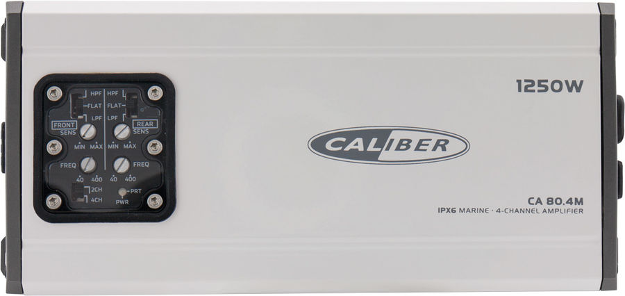 Ampli embarqué Caliber CA80.4M : les réglages