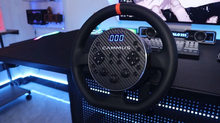 Le volant Direct Drive Cammus C5 dispose de 25 entrées personnalisables.