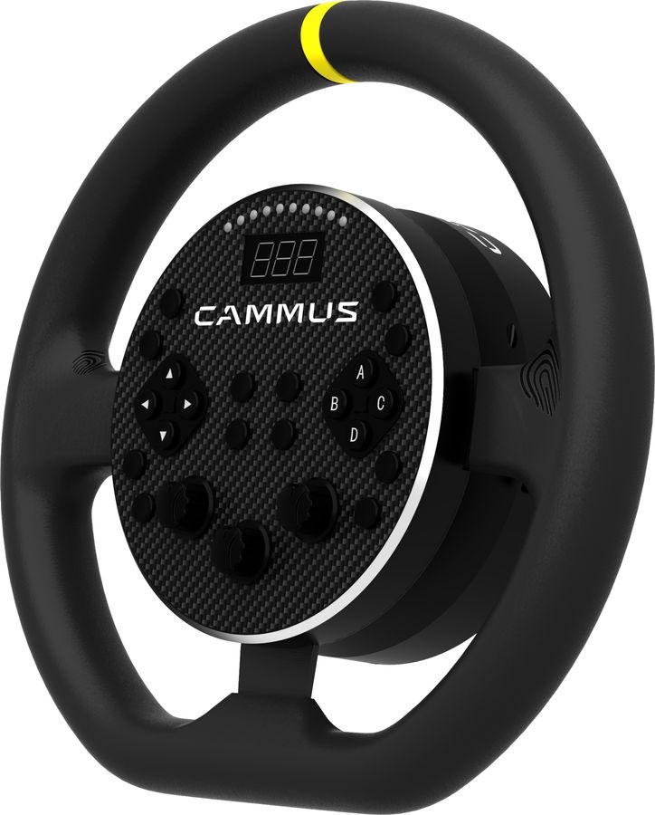 Davantage accessible, le volant Cammus C5 ePedal hérite également de toutes les fonctionnalités du C5. Le volant Cammus C5 ePedal hérite des fonctionnalités du C5 et apporte davantage d'accéssibilité.