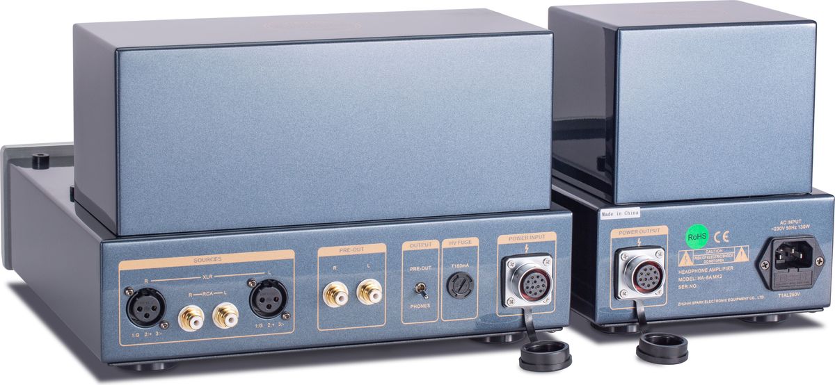 Connectique ampli casque Cayin HA-6A MK2