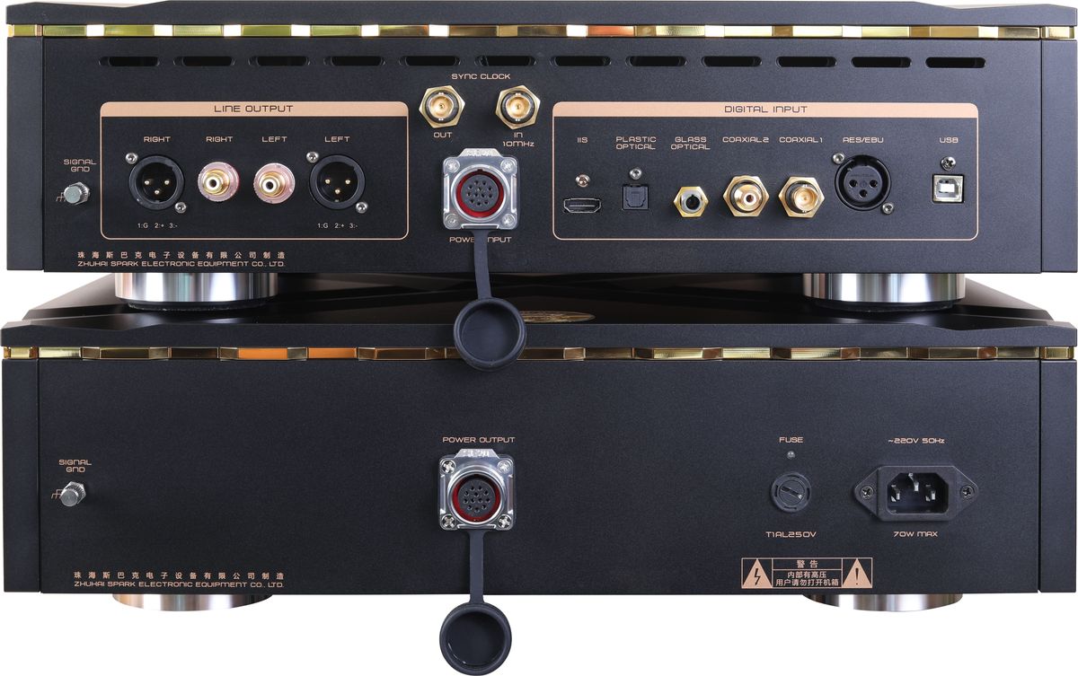 DAC Cayin Pearl 30D Connectique du DAC Cayin Pearl 30D