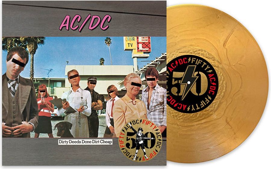 Disques vinyle Pop Rock Columbia Records AC/DC - Dirty Deeds Done Dirt Cheap Édition limitée