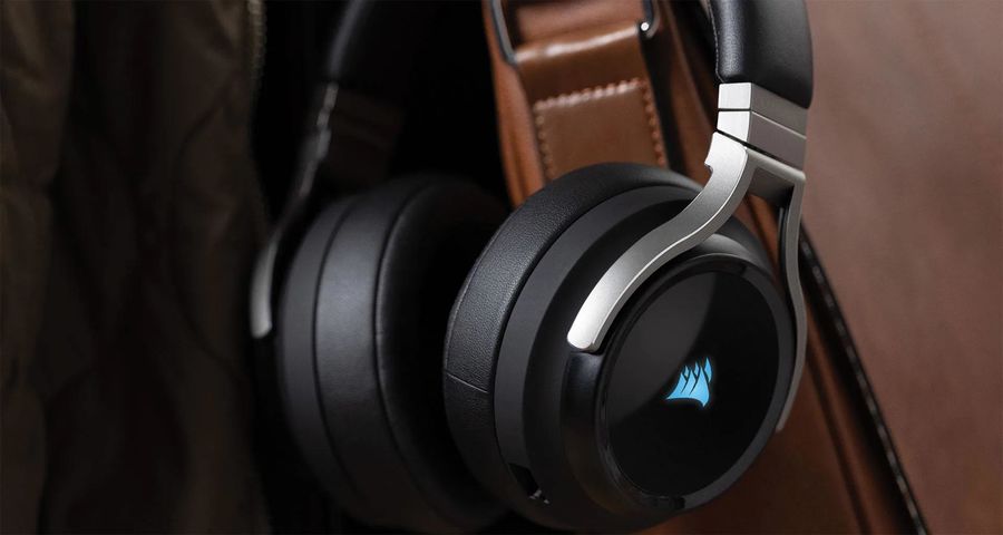 Casque gaming Corsair Virtuoso RGB Wireless : mise en situation