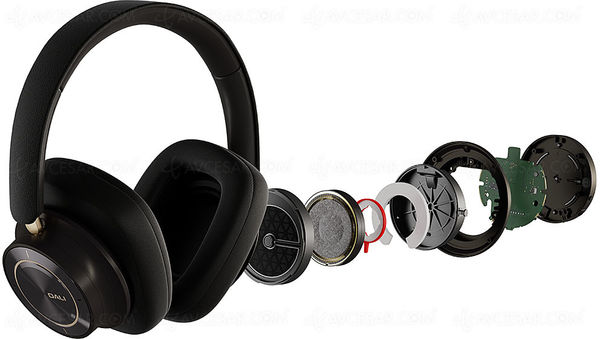 Casque Bluetooth Dali IO-12 : vue intérieure 