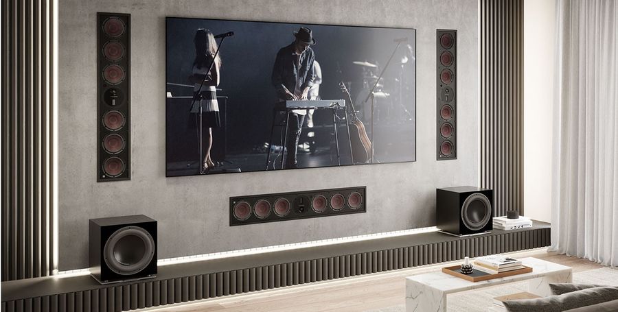 Enceinte encastrable Dali Phantom M-675 : mise en situation 