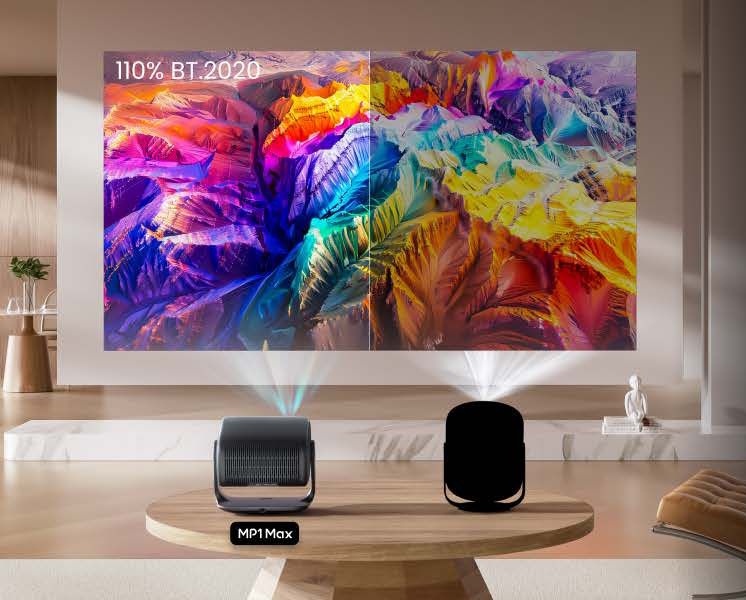  Le projecteur Dangbei MP1 Max prend en charge l’espace colorimétrique BT.2020, ce qui lui permet de restituer des couleurs d’une grande précision, dignes des standards professionnels.