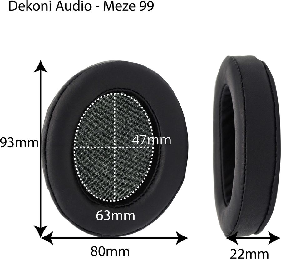 Schéma dimensions Meze 99 Schéma dimensions Meze 99