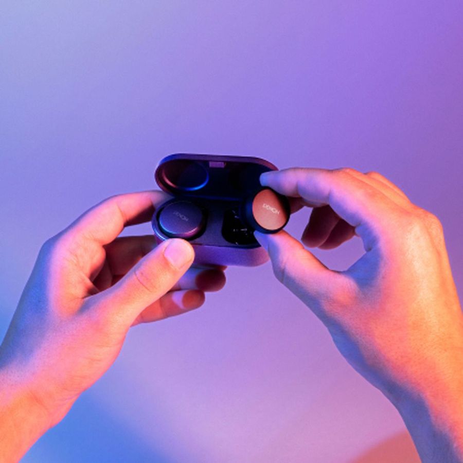 &Eacute;couteurs Denon PerL : mise en situation