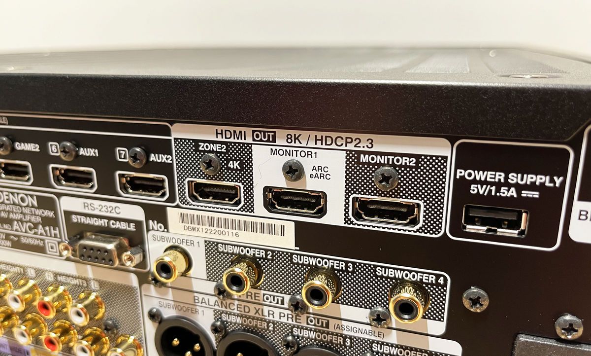 Connectique ampli home-cinéma 
