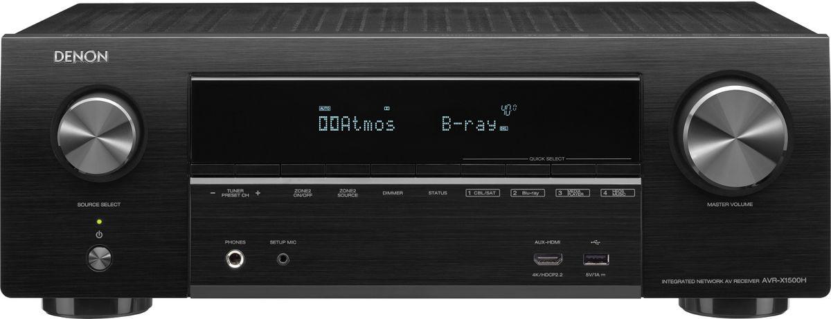 Denon AVR-X1500H - Amplis home-cinéma sur Son-Vidéo.com