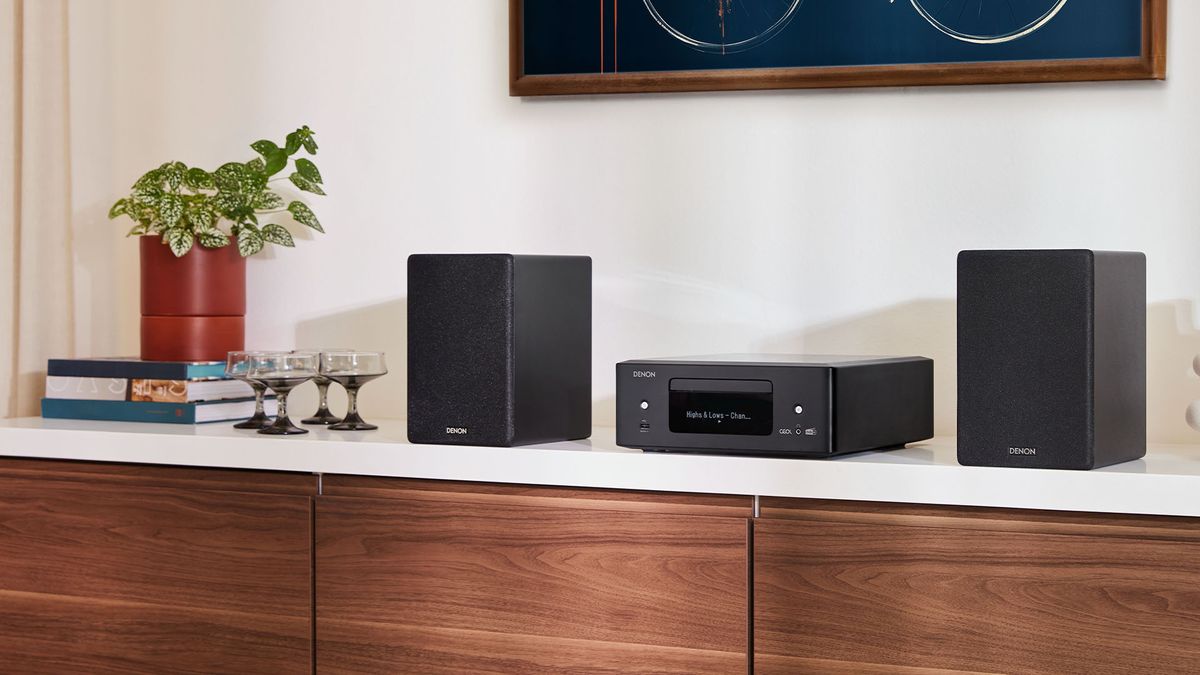 Ampli connecté Denon Ceol RCD-N12 avec paire d'enceintes 