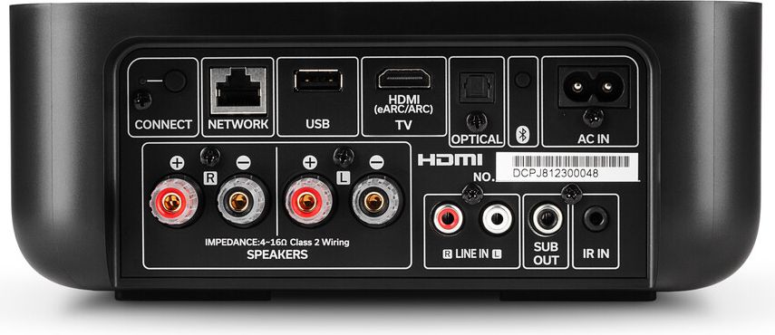 Connectique de l'ampli Denon Heos Home Amp