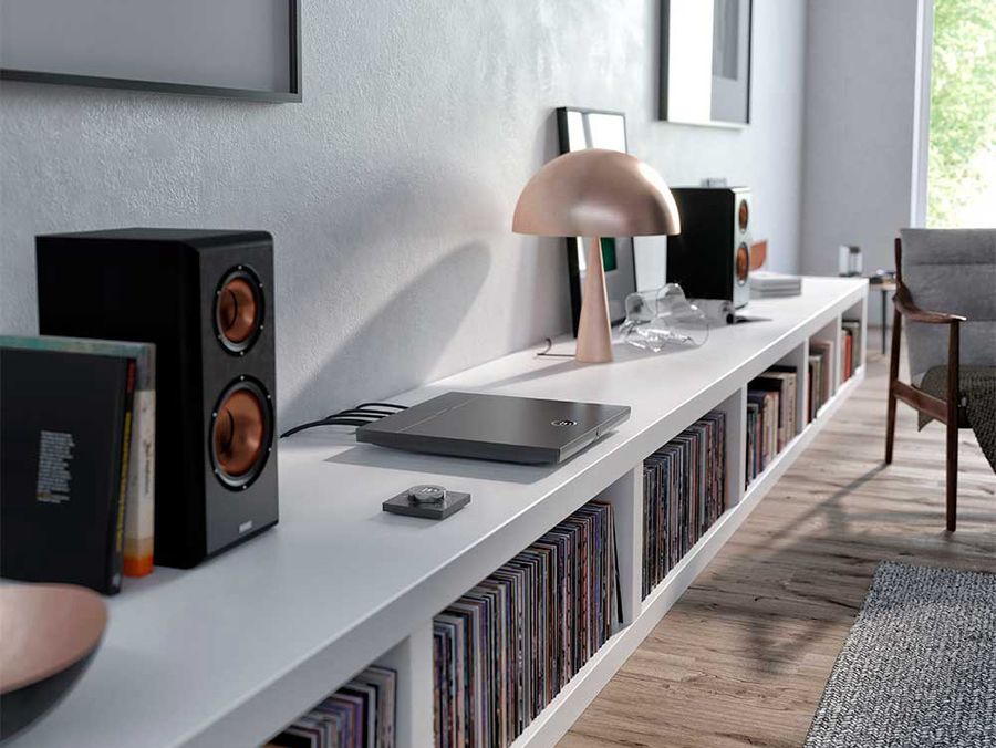 Ampli Devialet Expert 220 Pro avec facteur d'amortissement élevé 