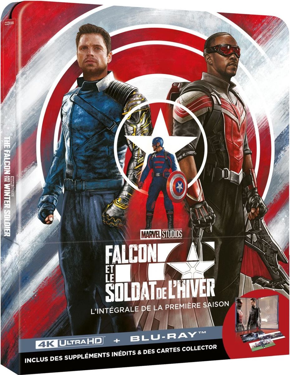 Blu-ray Disney Falcon et le Soldat de l'Hiver Saison 1 Édition Limitée Steelbook