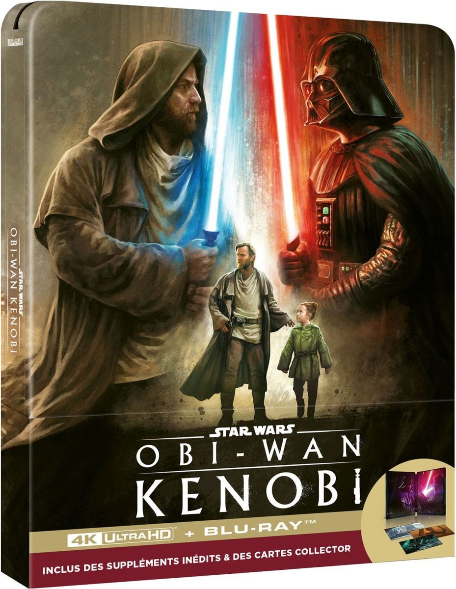 Blu-ray Disney Obi-Wan Kenobi Saison 1 Édition Limitée Steelbook