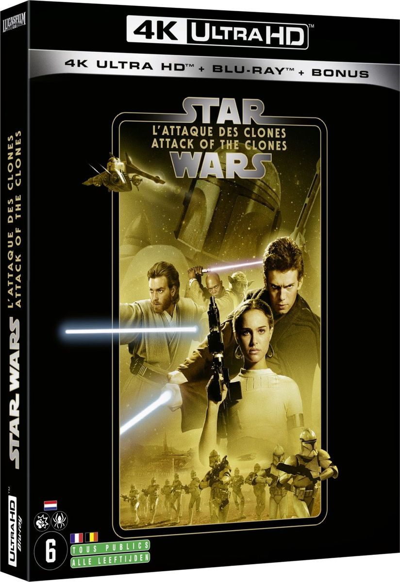 Blu-ray Disney Star Wars, épisode II : L'Attaque des Clones