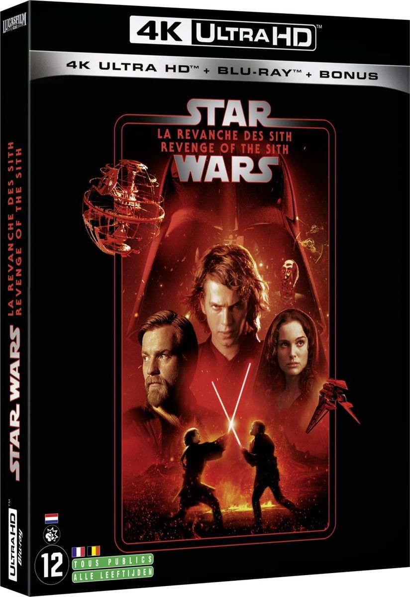 Blu-ray Disney Star Wars, épisode III : La Revanche des Sith