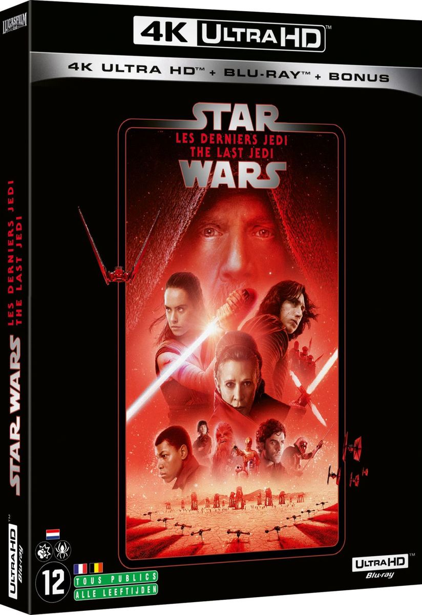 Blu-ray Disney Star Wars, épisode VIII : Les Derniers Jedi