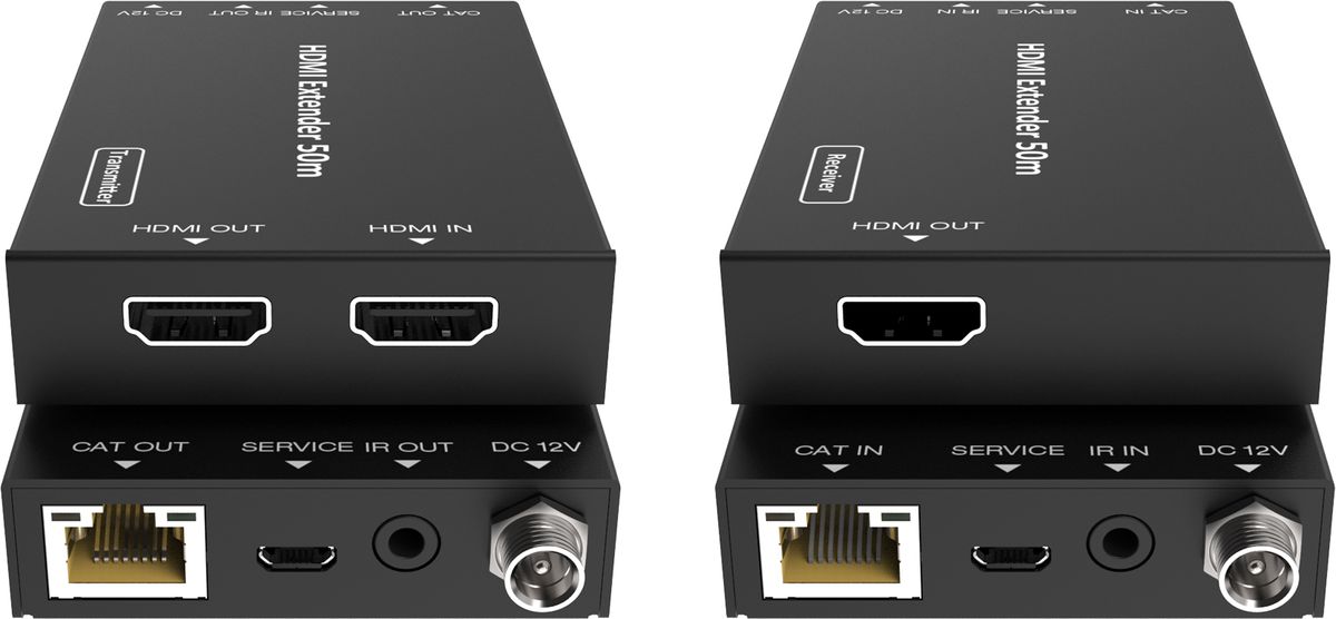 Transmetteurs audio-vidéo DVDO 4K60 HDMI 50m Extender Over Ethernet (Tx/Rx)