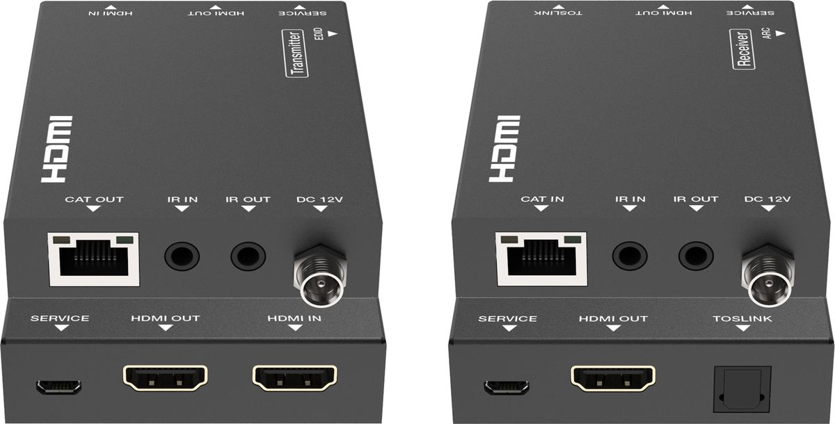 Transmetteurs audio-vidéo DVDO 4K60 HDMI 70m Extender Over Ethernet (Tx/Rx)