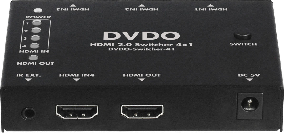 Commutateurs DVDO 4K HDMI 4-1 Switcher HDR