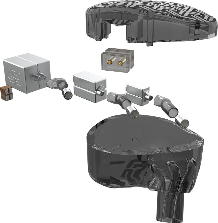 Vue éclatée des Earsonics S-96R