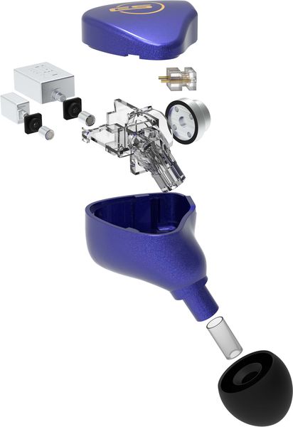 Écouteurs Earsonics Elements : vue intérieure