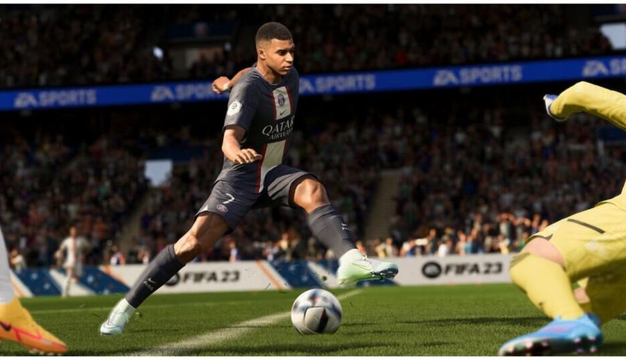 Fifa 23 vue de détail gameplay