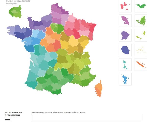 Carte du déploiement DAB+ en France DAB+ se déploie en France