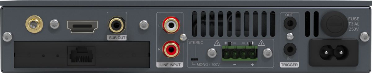 Ampli Elipson Connect 2130 XI Connectique de l'ampli Elipson Connect 2130 XI