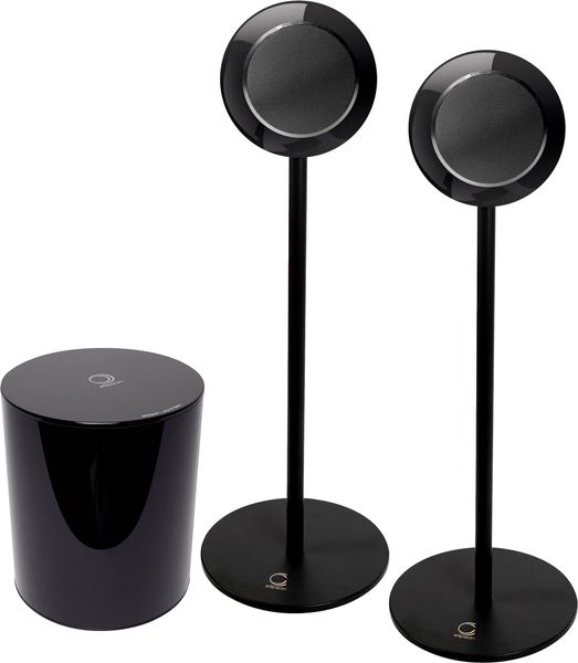 Elipson Planet L Noir laqué + Elipson Planet Sub Noir + Pieds d ...
