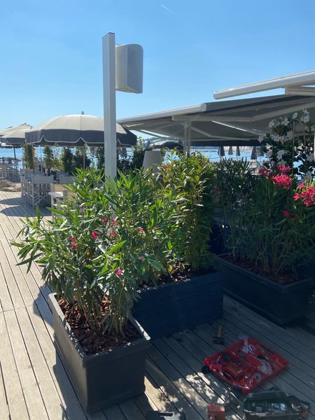 Mise en situation extérieur Elipson Rain 4