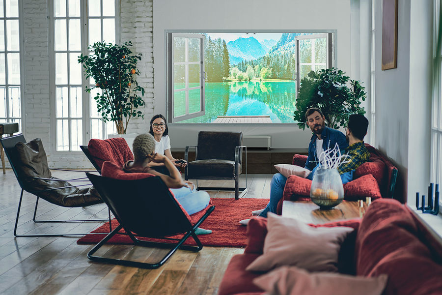 Vidéoprojecteur 4K Epson EH-LS800, mise en situation