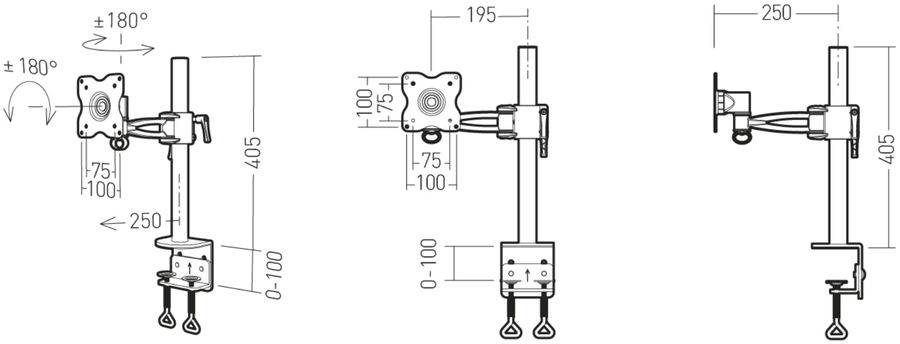 Schéma dimensions Erard Nextia S-1 Schéma dimensions Erard Nextia S-1