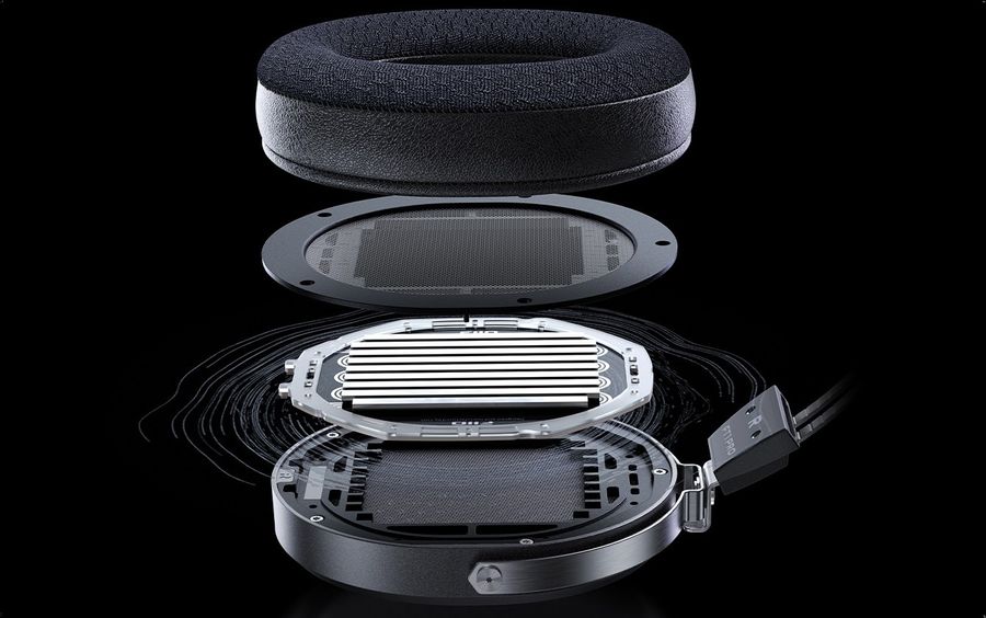 Casque hi-fi FiiO FT1 Pro : vue transducteurs