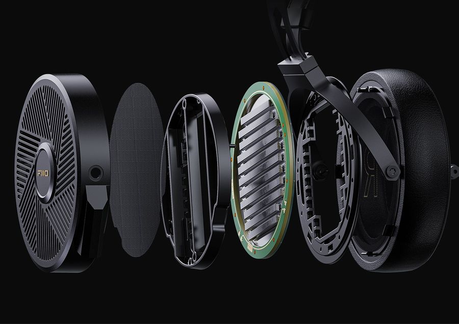 Casque ouvert FiiO FT5 : transducteurs